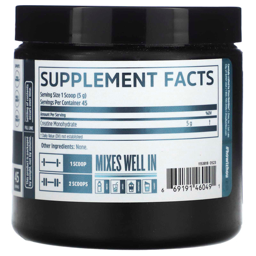 Zhou Nutrition, Креатин, без добавок, 5 г (225 г)