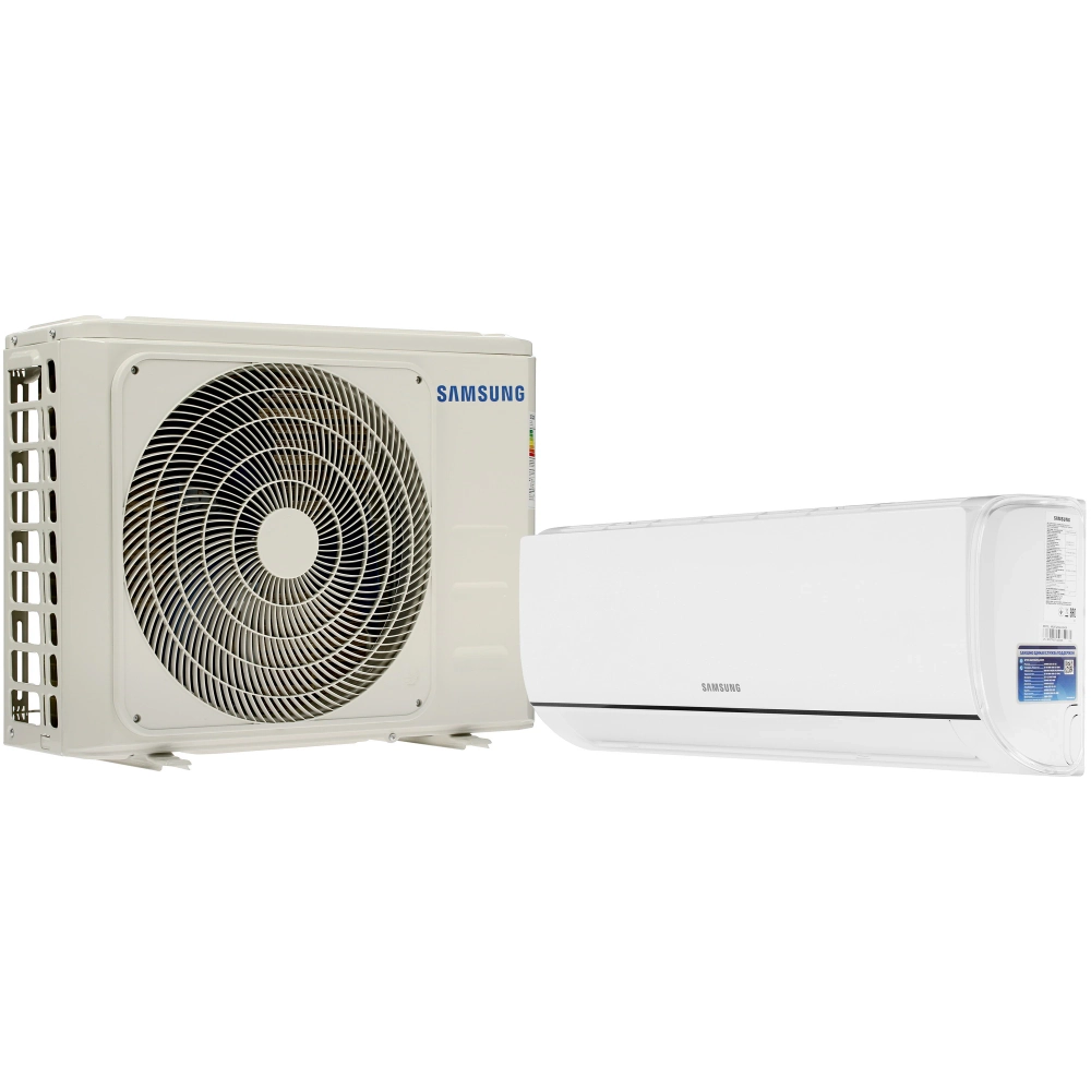 Сплит-система Samsung AR09TQHQAURNER / AR09TQHQAURXER, до 25 м², On/Off, трасса 3 м в комплекте