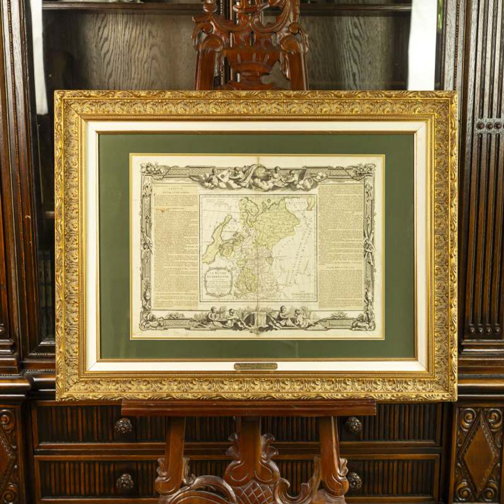 Карта «LA RUSSIE EUROPÉENNE» («Европейская часть России»)