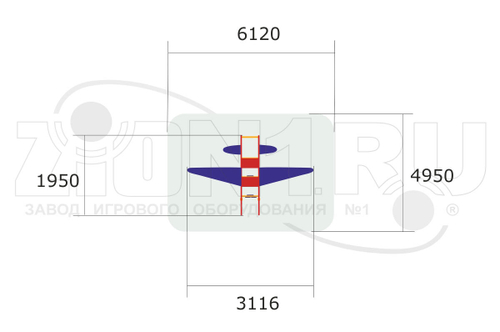 Игровой макет «Самолет»