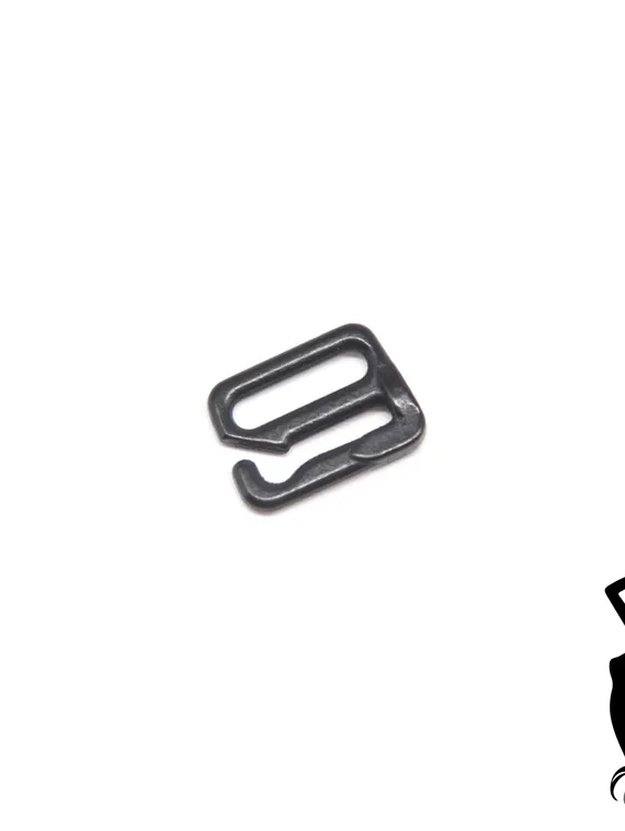 Крючок металл, 10 мм, Китай, черный 170