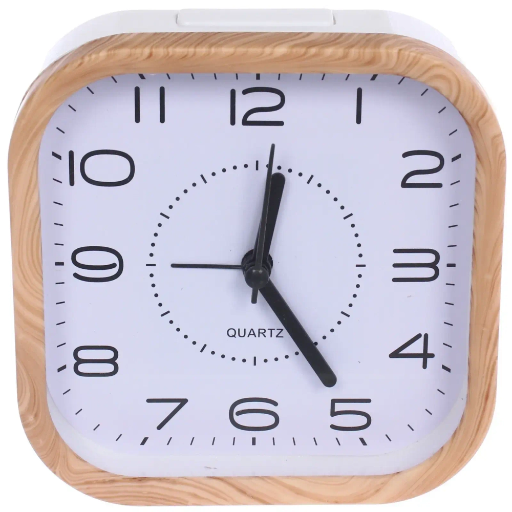 Будильник «Делия» 11*11*4см, микс цветов