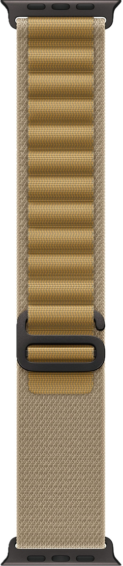 Apple Watch Ultra 2 49mm Alpine Loop Tan / Black Titanium Case