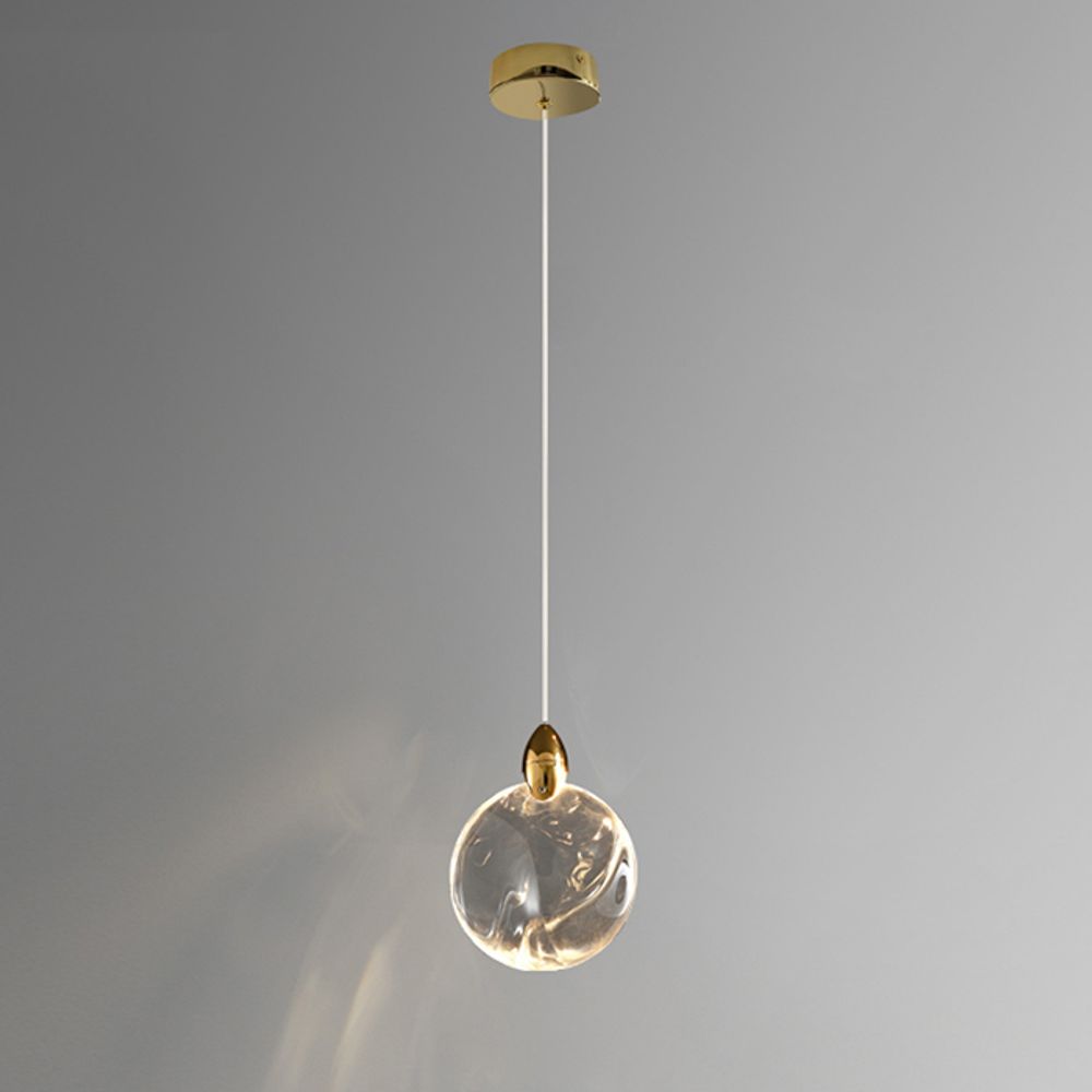 Подвесной светильник MT9176-1HB titanium gold