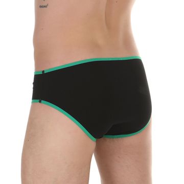 Мужские брифы черные Van Baam VB0207