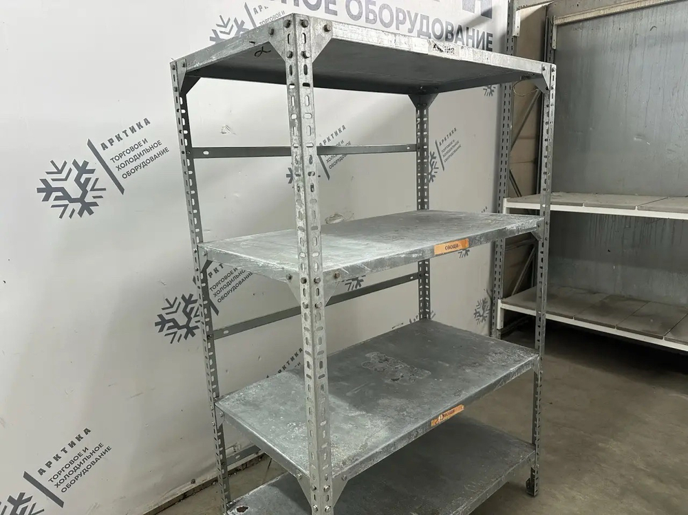Стеллаж складской оцинкованный 106х40х180 (разборный)