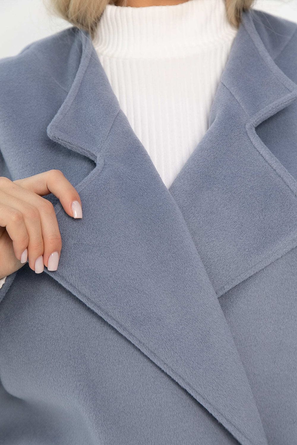 Пальто укороченное Хайт (джинс) Б14338-7М LT Collection