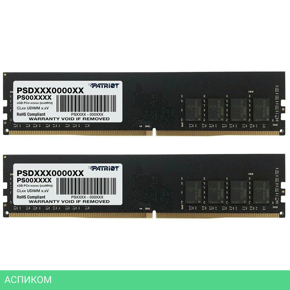 Оперативная память Patriot Signature Line 2x16GB DDR4 PC4-25600 (PSD432G3200K)