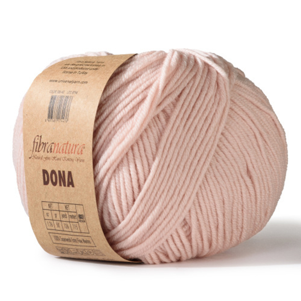 Пряжа Dona 50г, 115м, 100% меринос экстрафайн (цена за 1 шт)