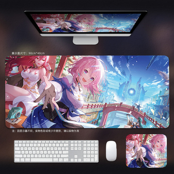 Большой коврик для мыши "Хонкай Стар Рейл / Honkai Star Rail" 90х40 см
