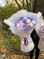 Букет из разноцветных хризантем Алтай