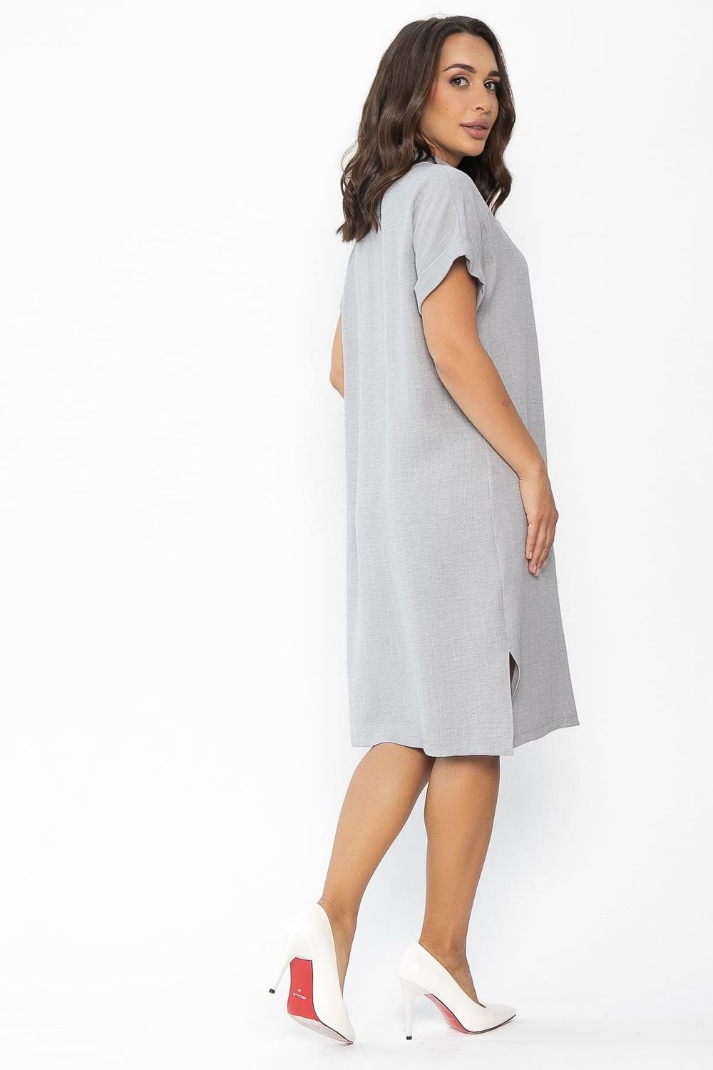 Платье Бон вояж (светло-серое) П14023-41М LT Collection