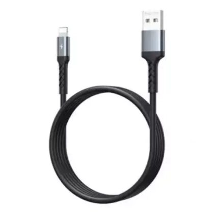 USB cable Lightning 1m Colorful Light (RC-152i)(Remax) 2.4A black