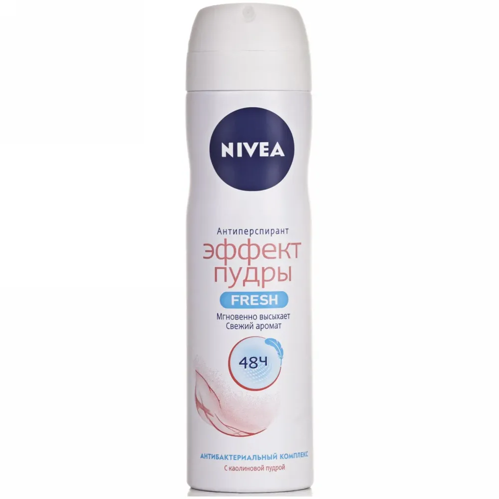 Дезодорант NIVEA аэрозоль женский Эффект пудры Fresh 150мл