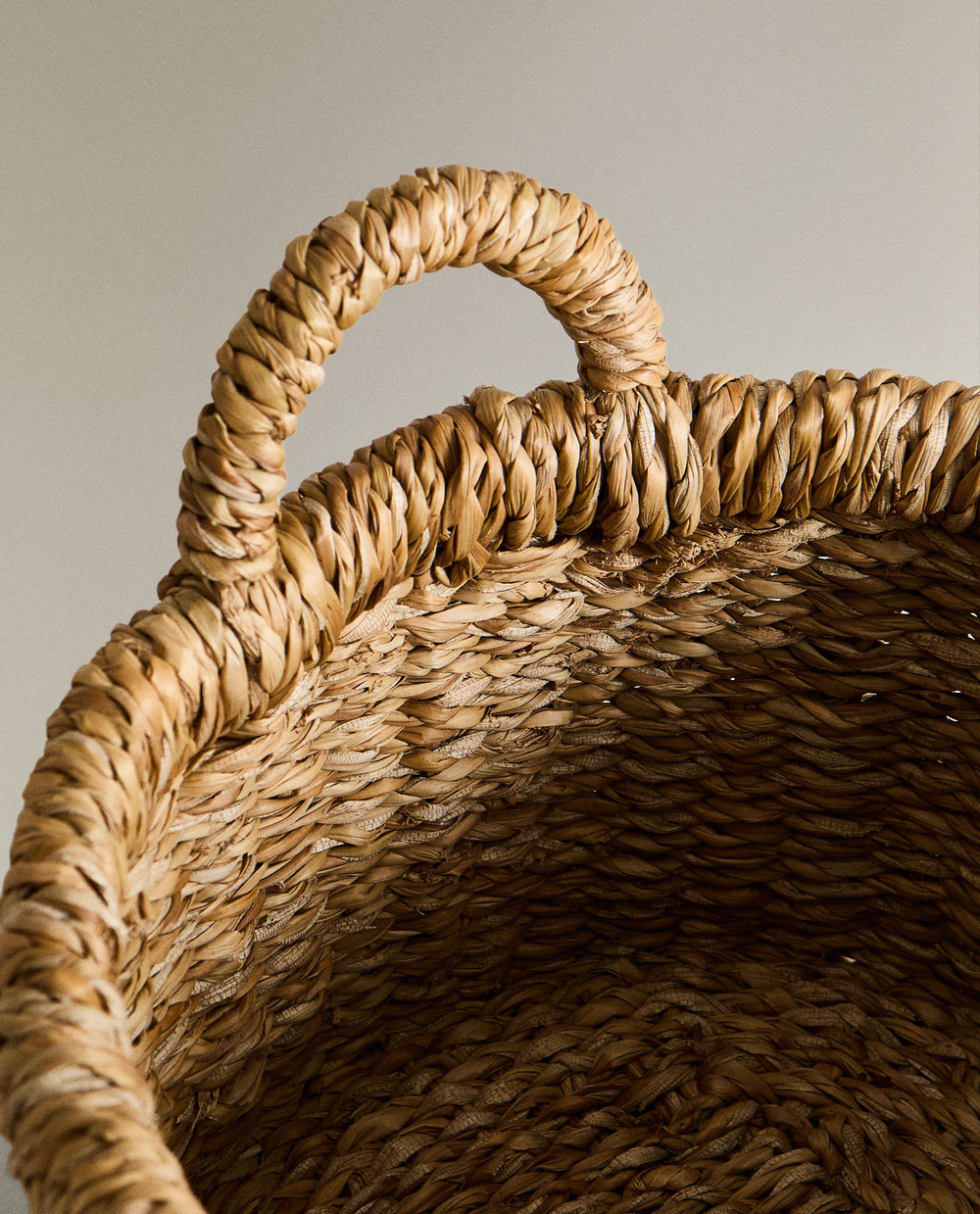 Zara Home Корзина из морской травы, цвет коричневый, 25 см