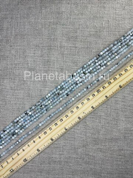 Аквамарин 4 мм. 1713