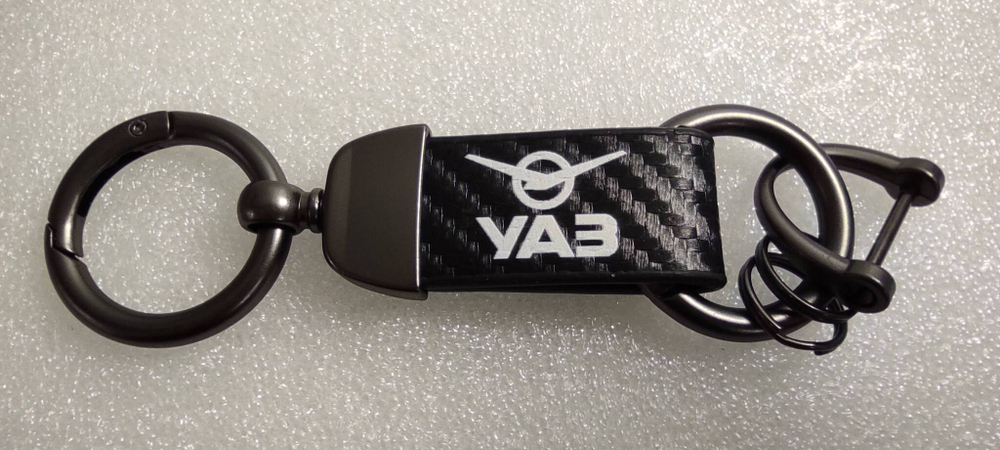 Брелок "УАЗ" карбон mini (1 шт.)