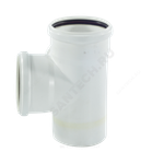 Крестовина PP-M 2-плоскостная бесшумная белая Дн 110х110х110х87гр б/нап в/к RTP (РосТурПласт) 24570