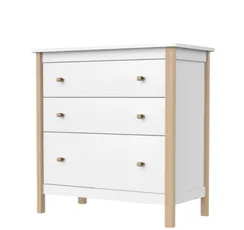 Комод Classic 3 ящика (белый)