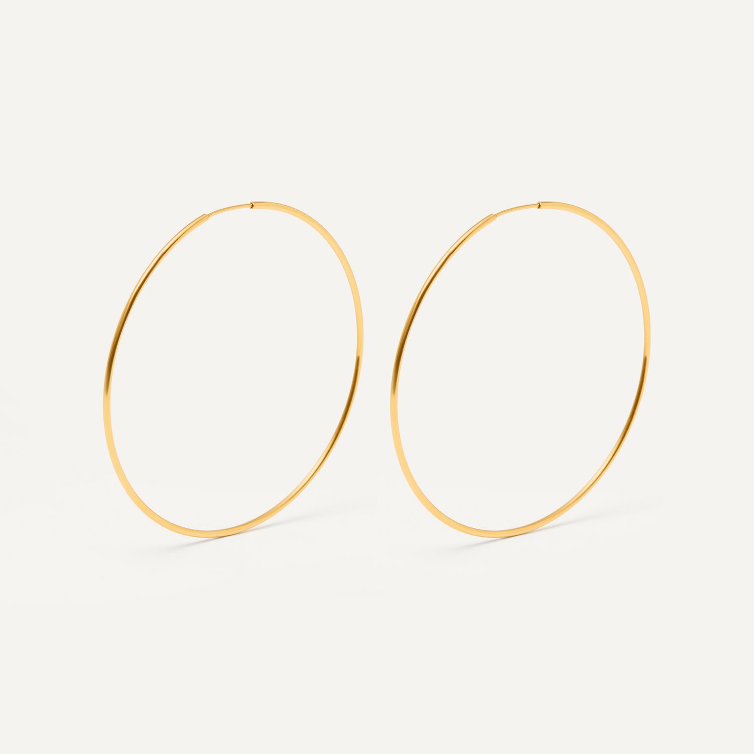 Серьги Wide Gold Congo - 7 cm