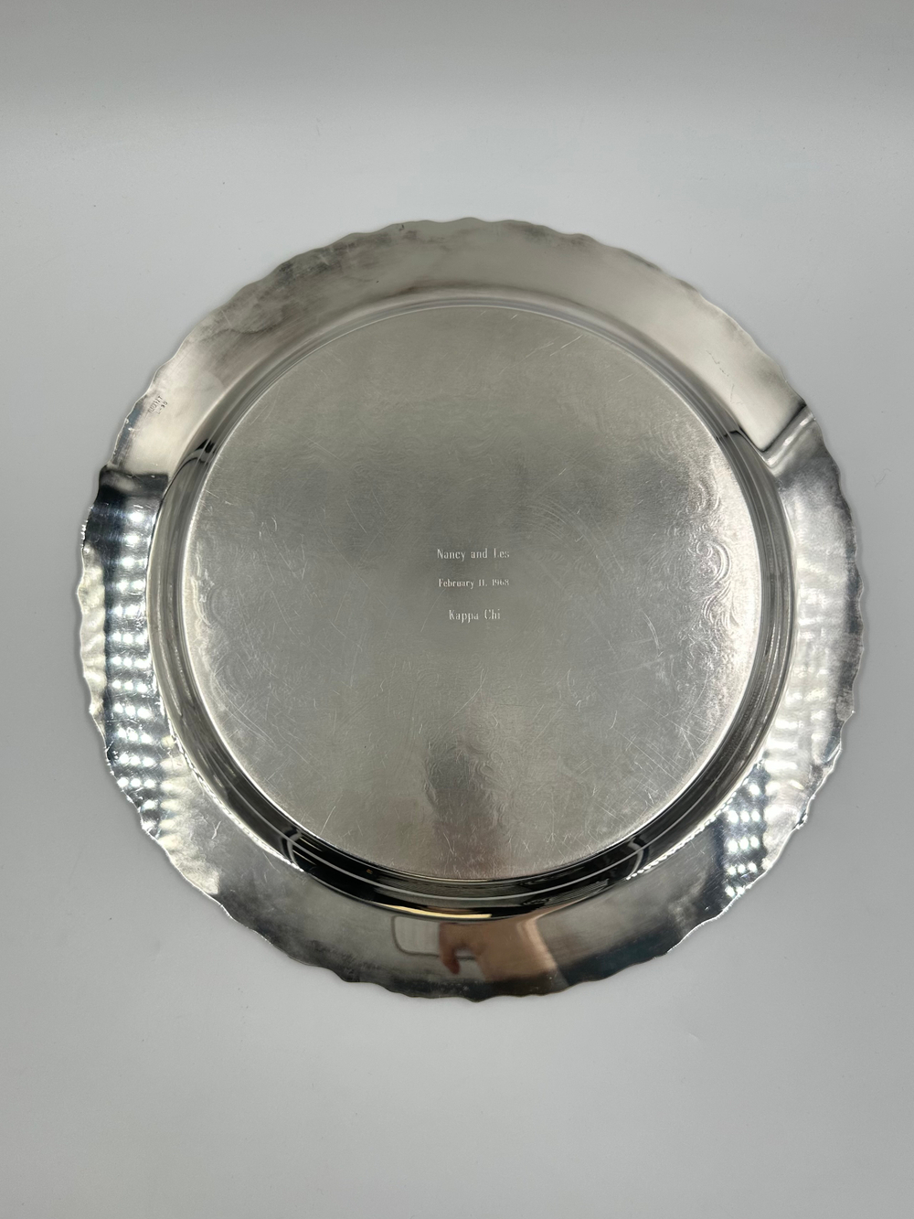 Поднос посеребрённый Lunt