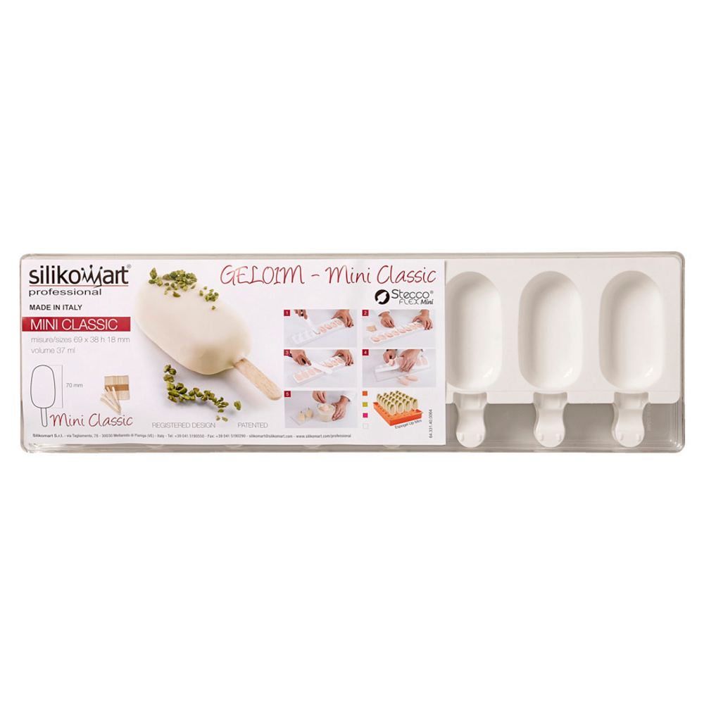 Силиконовая форма GEL 01m Mini Classic (Эскимо) Silikomart, Италия