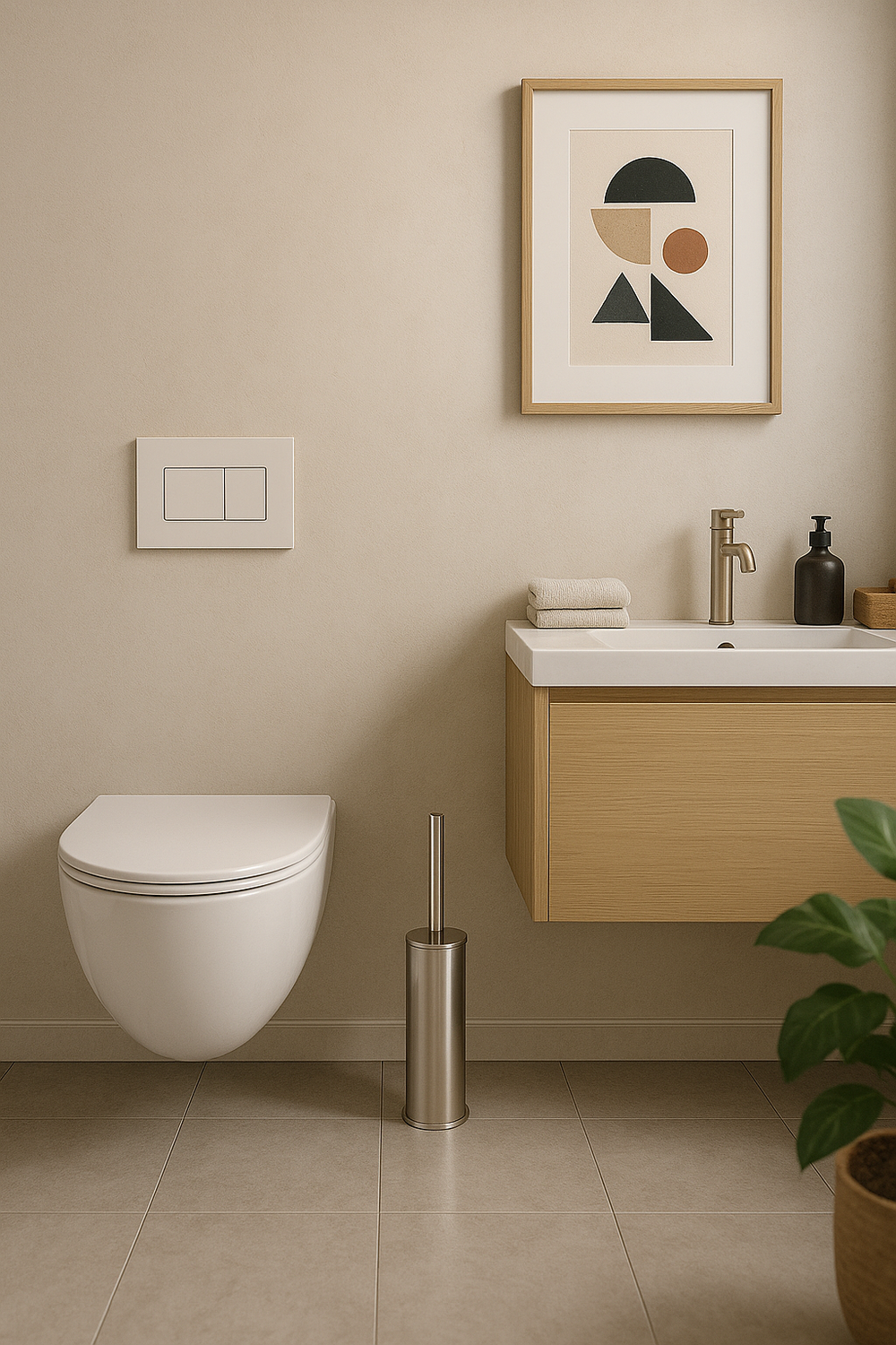 Ершик для унитаза STWORKI Стокгольм S36395CR напольный, хром, с подставкой