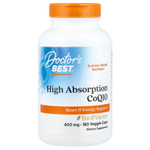 Doctor's Best, легкоусвояемый коэнзим Q10, 180 растительных капсул