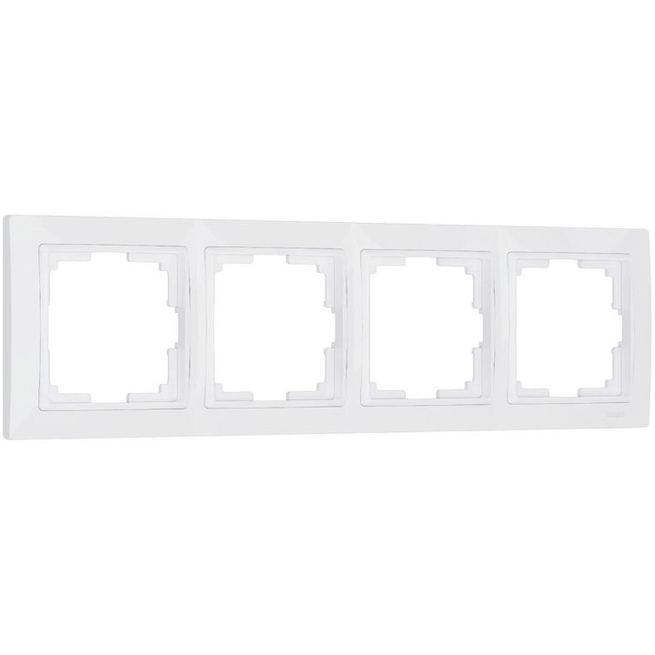 Рамка на 4 поста Werkel Snabb basic белый W0042001 4690389161414
