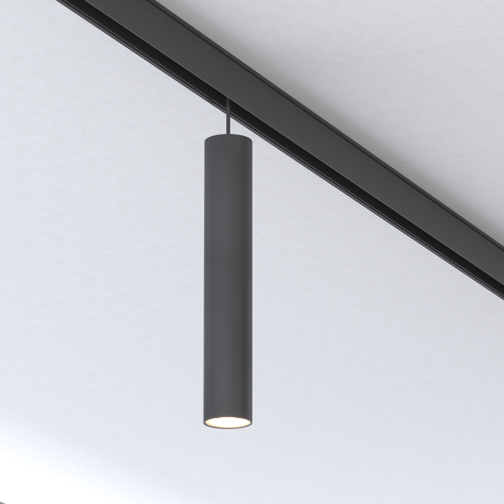 Магнитный трековый светильник Slim Magnetic P01 6W 4200K (черный) 85014/01