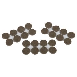 Накладки СИЛА SFELT-22D защитные фетровые самоклеящиеся круглые D22 мм 24 шт