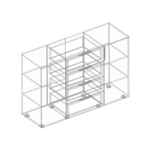 Тефия Комод 4 ящика и 2 створки