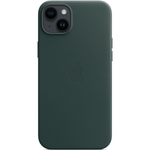 Кожаный чехол с поддержкой MagSafe Apple Leather Case для iPhone 14 Plus, Forest Green (Зеленый лес)