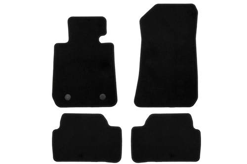 Коврики в салон для BMW 1 5D E87 АКПП 2004-2007, 2007-2011, хэтчбек, 4 шт. (текстиль) KLEVER01050401200K