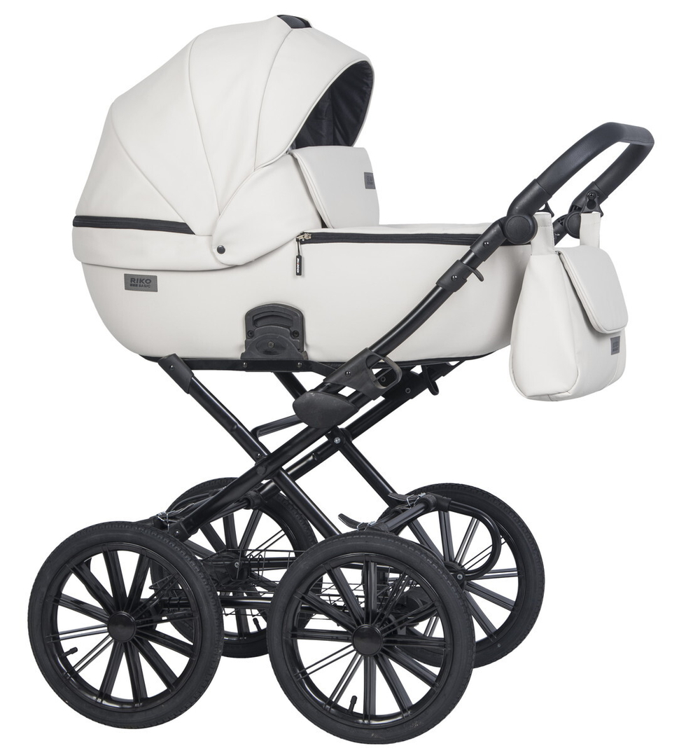 Детская коляска Riko Basic Montana Ecco Prestige 2 в 1 11 White