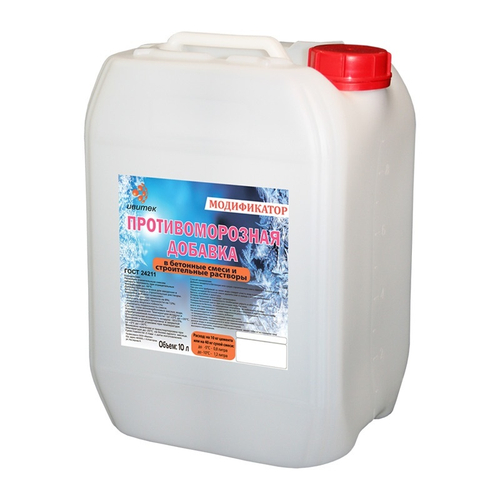 Противоморозная добавка для цементных растворов до -10°С, 10 л