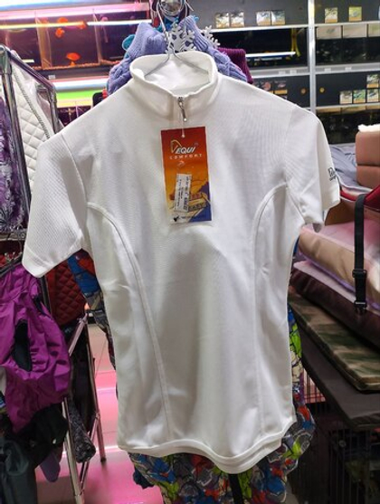 EQUI COMFORT Рубашка поло женская, белая, размер S