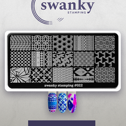 Пластина Swanky Stamping 022