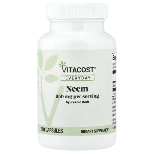 Vitacost, Everyday, ним, 100 капсул (475 мг в 1 капсуле)