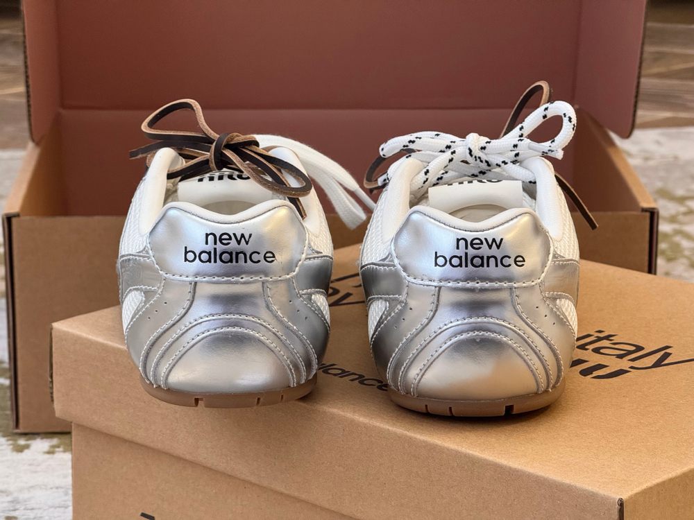 New Balance x Miu Miu 530 SL Silver Metallic