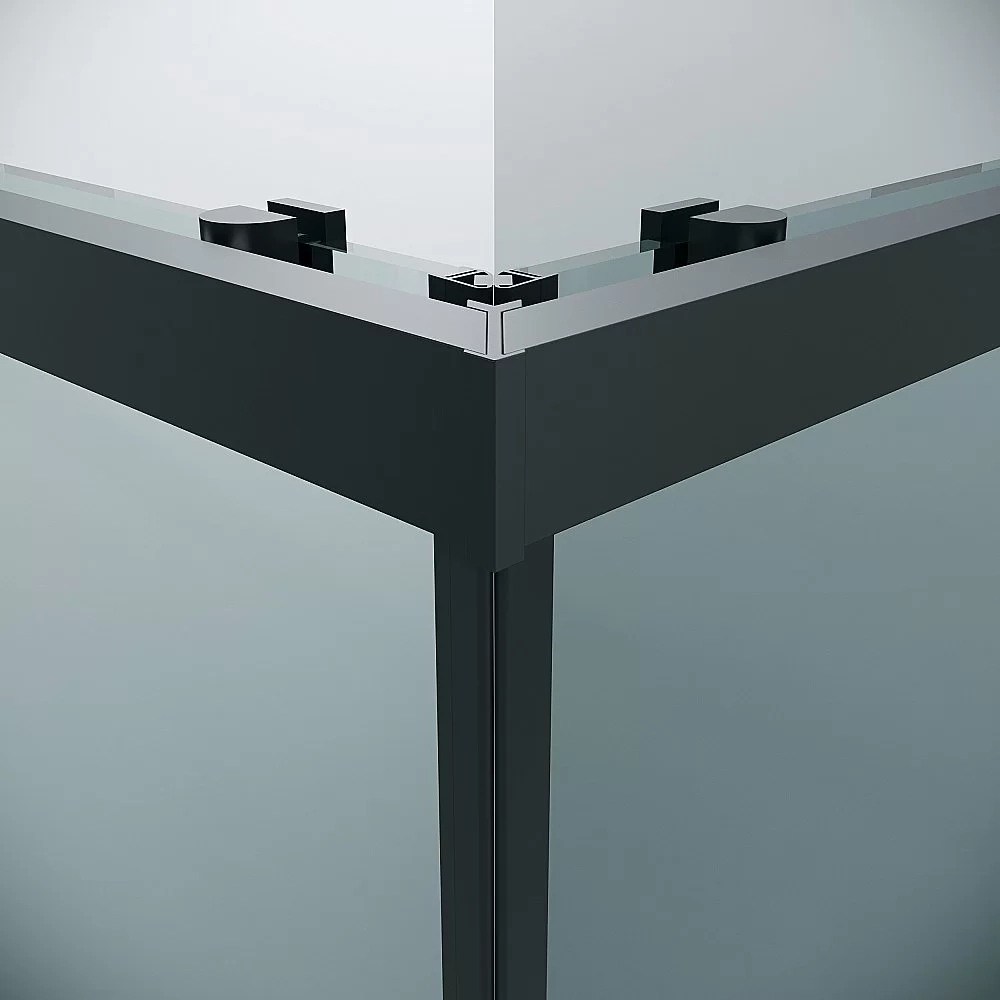 Душевой уголок Grossman Cosmo 300.K33.02.8080.21.00 80x80 стекло прозрачное/профиль черный матовый