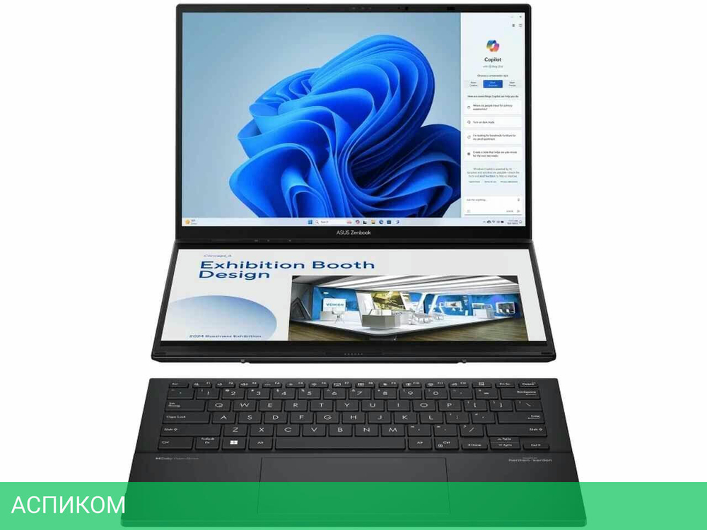 Рабочая станция Asus Zenbook 14 Duo OLED UX8406MA-QL437W (90NB12U1-M00RM0)