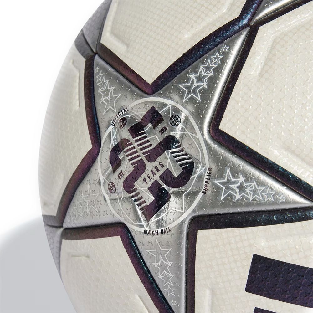 Мяч футб. ADIDAS UCL PRO 3RD JY8891,р.5, 32п, FIFA Quality PRO, ПУ, термосш, бело-серебристо-фиолет