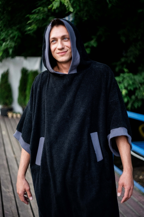 Пончо с манжетами NEW