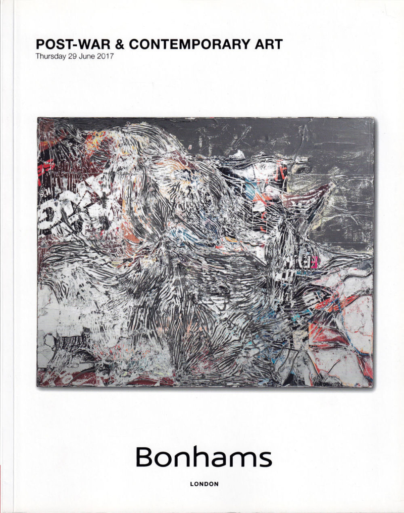 Каталог аукциона Bonhams, Лондон, Послевоенное и современное искусство от 29 июня 2017 года