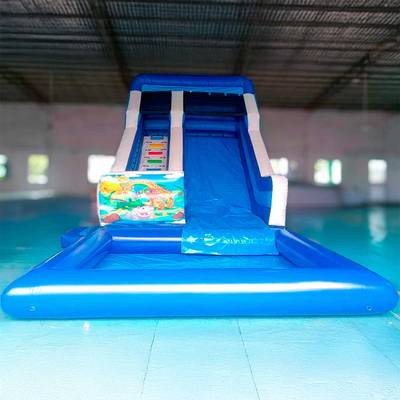 Водная горка "Звериный аквапарк Экстра" с бассейном, 9*4*4.8 м