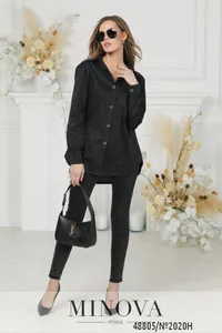 Блуза 2020Н-черый Minova