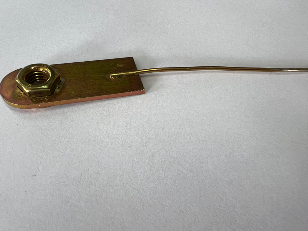 Пластина закладная М 8 защиты картера Е168