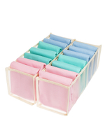 Набор из 2 -х прозрачных органайзеров для белья "Нежность" (7+7 ячеек)