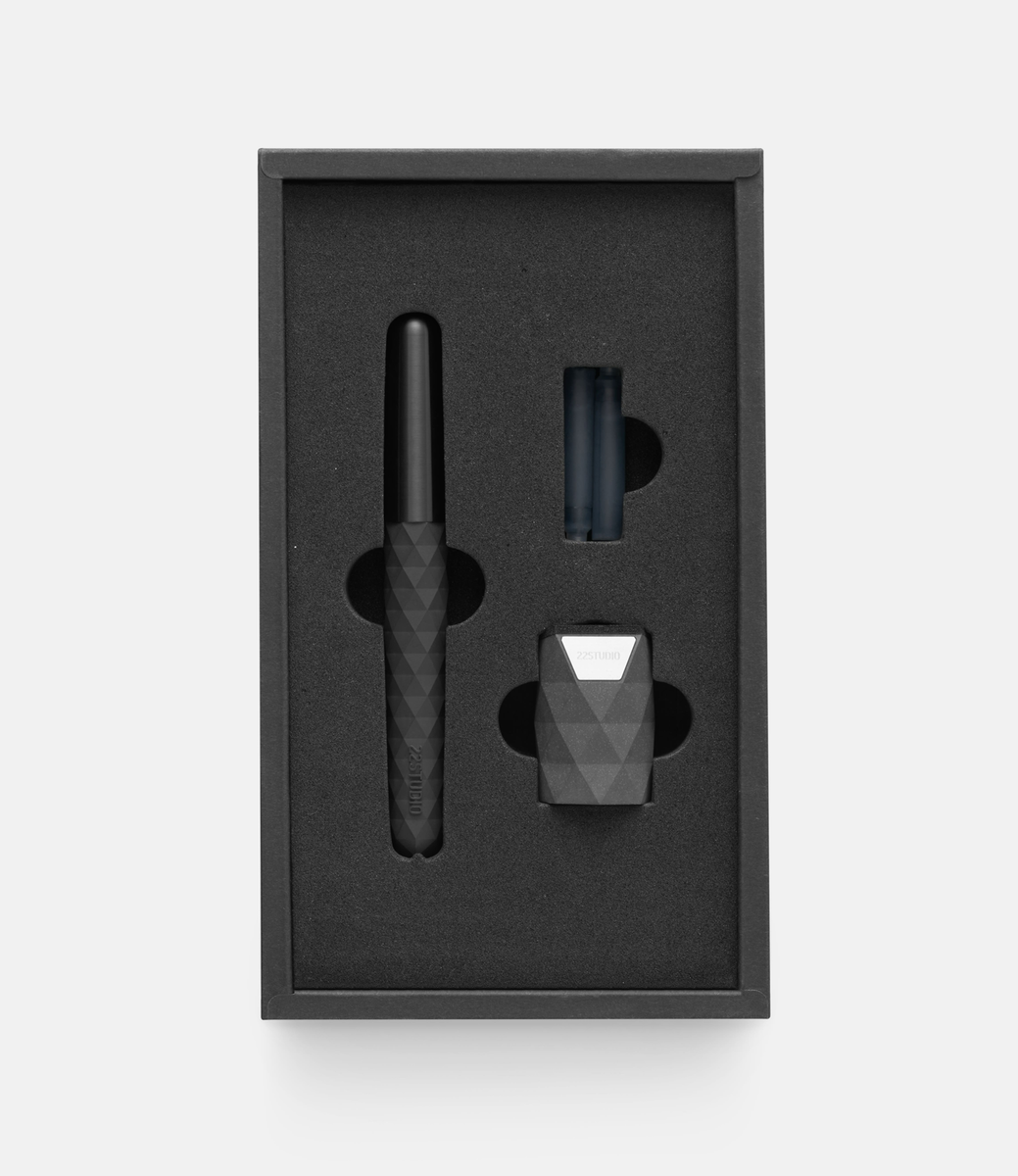 Polygon Fountain Pen Gift Set Shadow — подарочный набор